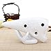 Set of 2 White Ceramic Handcrafted Hand Holder Support Stand For 6 Holes /12 Holes Zelda Ocarina