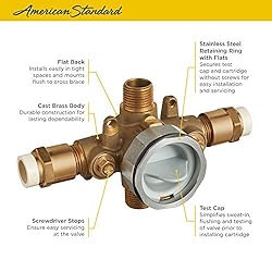 American Standard RU109SS Flash Shower Rough-in