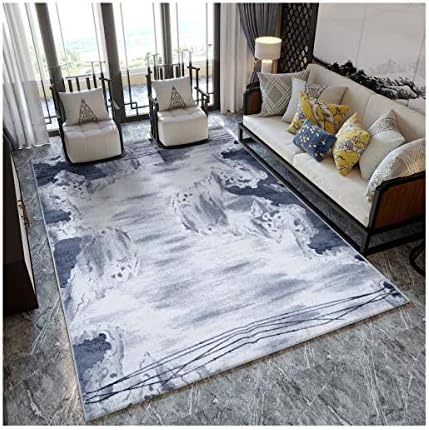 Thick Carpet Blue Light Vintage Luxury Large Area Carpet Anti-Skid Quality,1,240330cm
