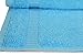 SALBAKOS 100% Turkish Cotton Towels (Aqua, 12 Washcloths)