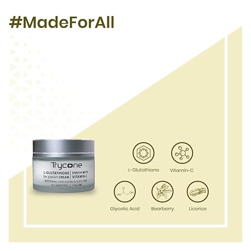 SENTA L- Glutathione and Vitamin C Face Cream for Skin Whitening, Anti  Ageing and Glass Skin, Enrich with Natural Actives, 50 Gm in Saudi Arabia