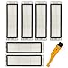 iboodihouse Accessories 6 Filters Replacement/Compatible for Xiaomi Roborock S50 S51 S55 S5 Xiaowa Mi Mijia E25 C10 Robotic Vacuum Spare Parts