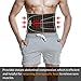 ZERLA Removable Waist Trimmer (Black) - Tummy Trimmer Helps Boost Workout Intensity and Safely Increases Sweat Production - Fits Waists Up to 39