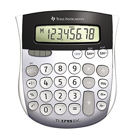 Texas Instruments TI-1795 SV Standard Function Calculator 2-Pack