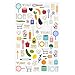 Erin Condren Designer Petite Planner - 28 Page Paperback Meal Planner and Food Journal with Weekly Meal Planner, Festive Sticker Sheet, and Price Tracking