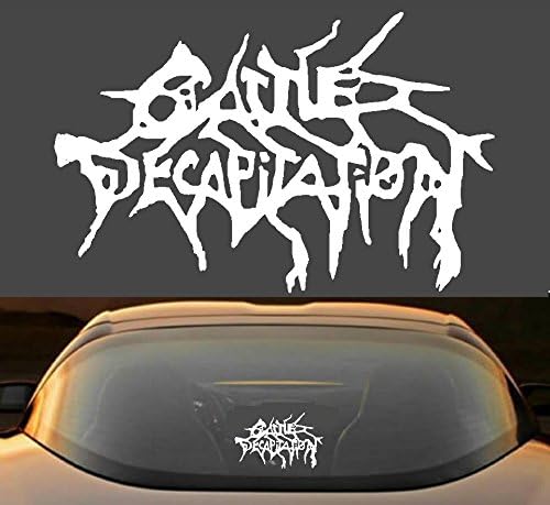 7" CATTLE DECAPITATION DEATHGRIND BAND VINYL DECAL STICKER