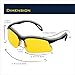 KastKing Polarized Sports Sunglasses for Men Women Baseball Running Cycling Fishing Golf (Yellow/Polarized)