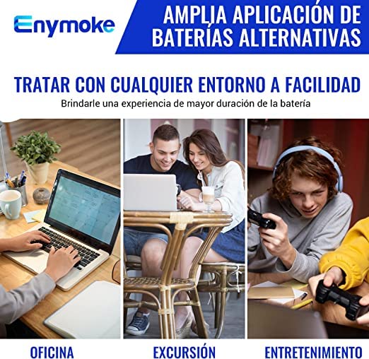 EnyMoke L17L3P71 01AV478 Batería para portátil, 11,58 V, 57 WH, 4920 mAh, 3 Celdas Compatible con Lenovo ThinkPad T480s Series Notebook 01AV479 L17M3P71 L17S3P71 SB10K97621