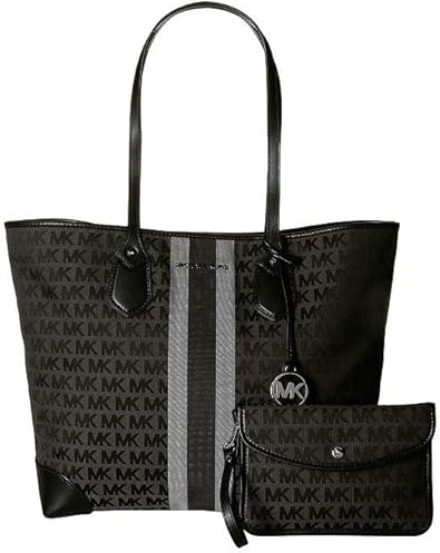 michael kors eva stripe tote