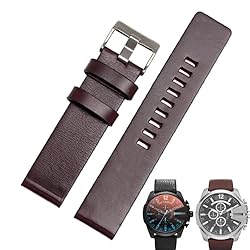 TPUOTI Cow Leather Strap For DIESEL Watchband