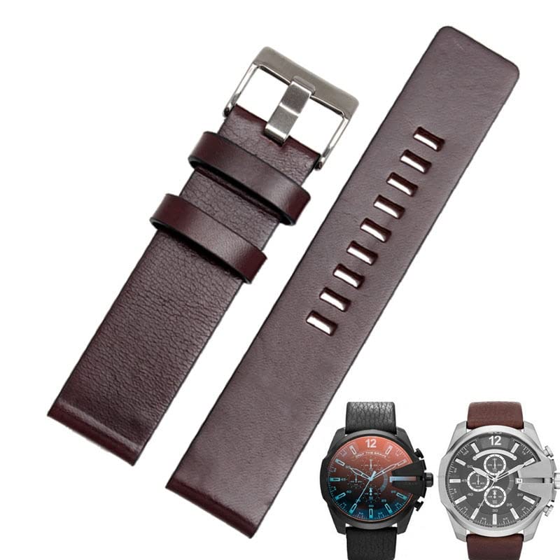 TPUOTI Cow Leather Strap For DIESEL Watchband