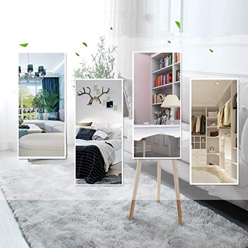 Tinyboy-hbq Carpet Salon Large Shaggy Non-Slip Super Soft Long Hair Fluffy Rug Suitable for Decoration Living Rooms and Bedrooms Carpets (Grey White, 200 x 300 cm)