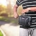 Convenient and Comfortable Large Waist Pack - 2 Zipper with Side Pockets - Adjustable Strap - by Utopia Home