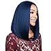 Bobbi Boss Human Hair Blend Lace Front Wig MBLF90 Swiss Lace Juba (1B)