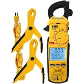 UEI DL589COMBO 600A True-RMS Dual Display Clamp Meter with DC Amps &amp; Differential Temperature &amp; ATTPC4