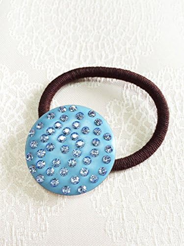 Girls Hair Tie with Swarovski Crystal and Ceralun