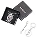 Marte&Joven Owl Necklaces & Pendants for Women Unique Jewelry can use as Keychain with Gift Box Package