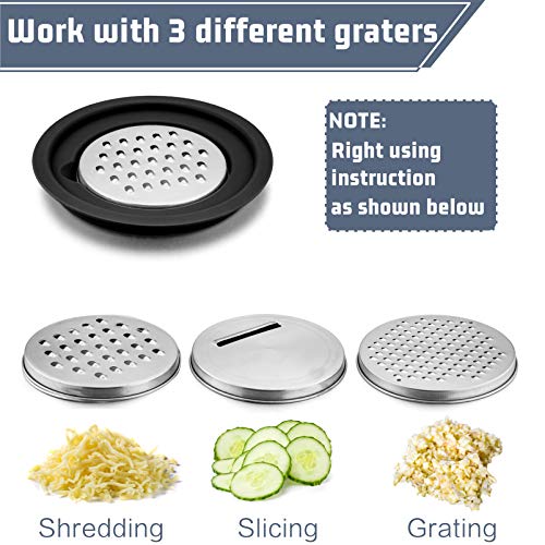 P&P CHEF Black Mixing Bowls with Lids Set, Stainless Steel Mixing Bowl