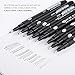 Sipa 8-Piece Ultra Fine Black Ink Pen Set, Fine Line Drawing Pen for Illustration, Sketching, Drawing, Writing, etc.-Lightwish