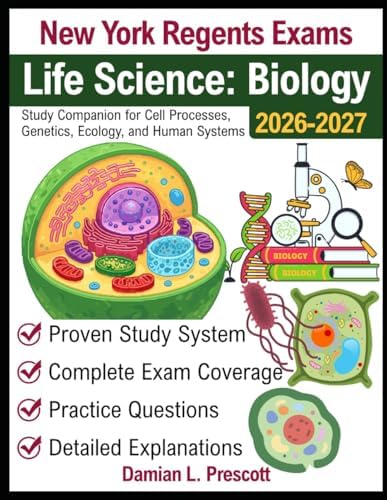 NEW YORK REGENTS EXAMS Living Environment (Biology) 2026–2027: NY Regents Living Environment Study Guide 2026–2027: 10 Practice Tests, Step-by-Step ... and All Core Curriculum Topics Reviewed: Clark, R.Morgan: 9798195776534: Amazon.com: Books