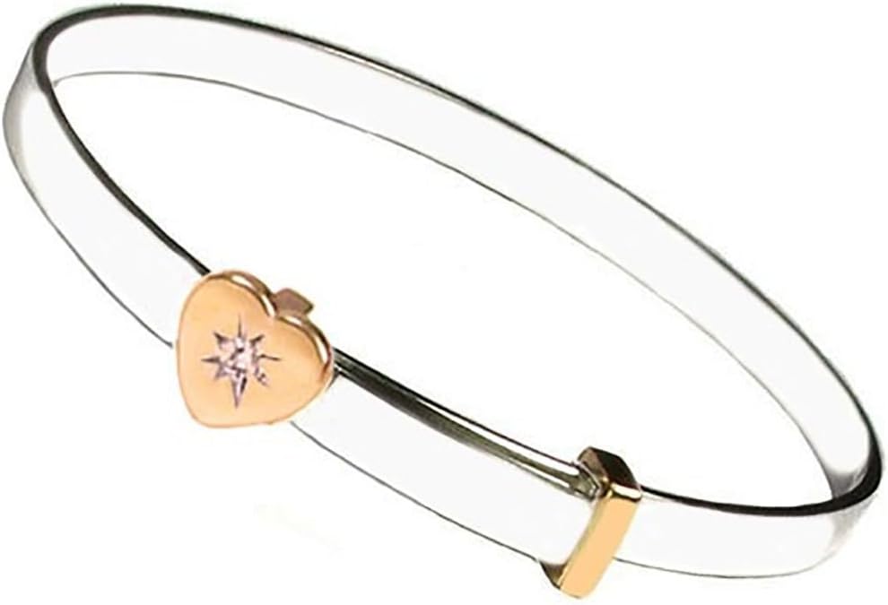 9ct gold personalised baby bangle