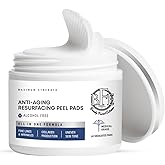 Anti-Aging Resurfacing Peel Pads - Contains Lactic, Salicylic, & Glycolic Acid. Reduces fine Lines, Wrinkles, Dark Spots, Freckles & Uneven Skin Tone. Restore Skin for Smoother & Radiant Complexion.