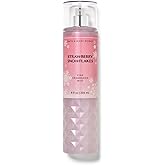 Bath and Body Works Fine Body Fragrance Mist 8 Fluid Ounce (Strawberry Snowflakes)
