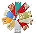 AVADOR Premium Shagun Gift Envelope (Pack of 20) Assorted Color Designs Money Holder Card Fancy Packet for Christmas Diwali Rakhi Easter Birthday Wedding Anniversary Designer Invitation Envelopes