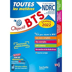 Objectif BTS NDRC (1re et 2e années) – Toutes les matières, examen 2022