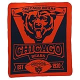 Northwest NFL Marquee Logo Lightweight Chicago Bears Fleece Blanket
