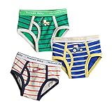 JN&LULU Baby Toddler Kids Boxer Brief 3-Pack Underwear Set-Cartoon Car