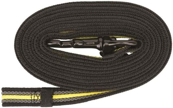 TRIXIE Correa Rastreo Sportin Fusion, 3 m/17 mm, Negro-Amarillo, Perro