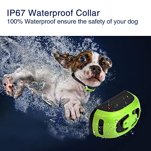 Dog Shock Collar with Remote, Waterproof Shock Collar for Dogs,Up to1500FT Range, Shock Collar for Large Dogs and Small Dogs, Beep Vibration and Shock, Rechargeable Dog Training Collar with Remote