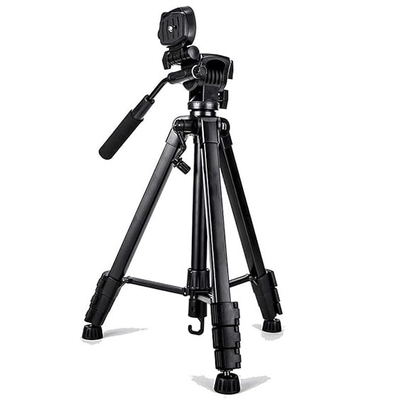 CITTHINKMIC Trípode, Aluminio, Luz, Portátil, con Cabezal de 3 ...