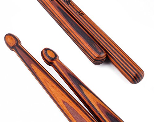 BestSounds Drum Sticks American Classic 5B Wood Tip Drumsticks (5B, American Roasted Maple) - Thumbnail 5