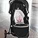 Travel Bug Baby & Toddler 3-Piece Head Support & Strap Covers Set for Car Seats, Strollers & Bouncers … (Unicorn)