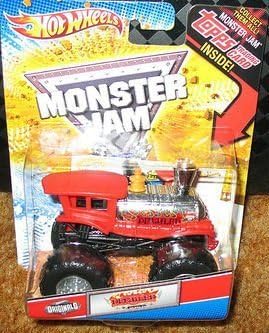 hot wheels monster truck train