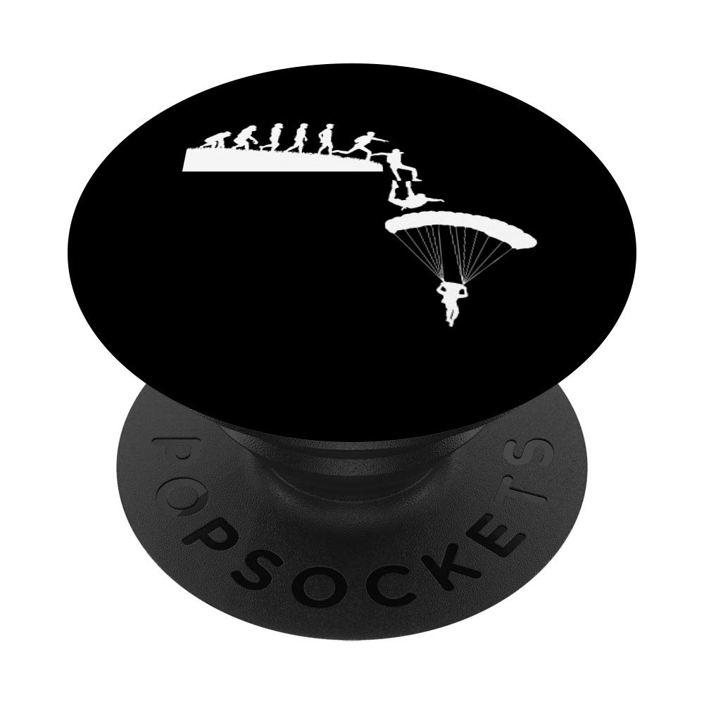 Parachute Parachuting Skydiving Skydiver Skydive Plane Gift PopSockets Swappable PopGrip