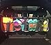 Tidy Ridey Trunk and Backseat Organizer, Car SUV Storage -Large Heavy Duty Pockets- Adjustable Headrest Straps, Space Saving & Convenient Storage-Easy Hanging On Back of Seat