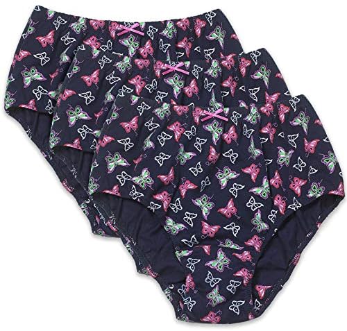 Amwear Big Girls' Cotton Panties For Teen - 3-Pack