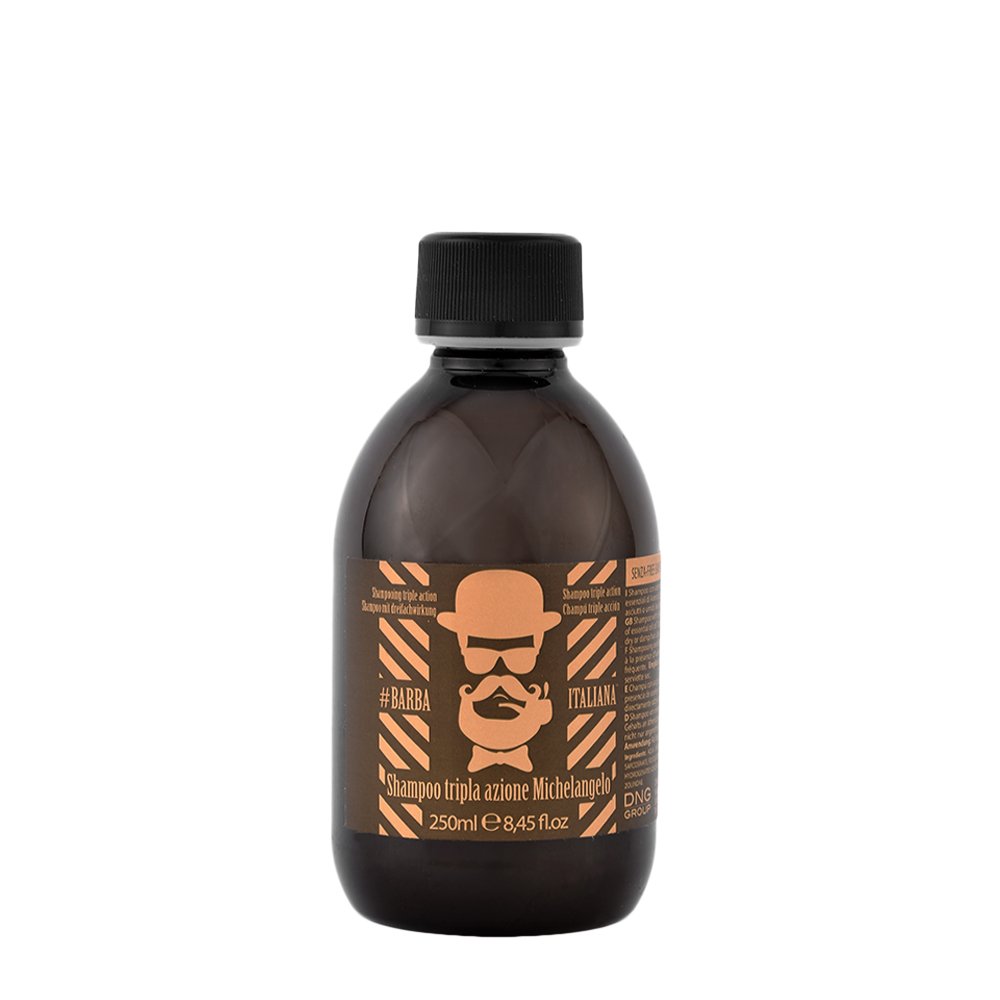 Barba Italiana Hair Shampoo - Triple Action Michelangelo - 250ml