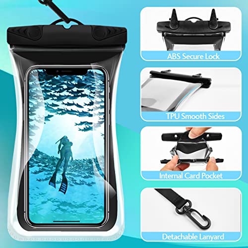 Universal Waterproof Phone Pouch Floating, Large Fully Protection