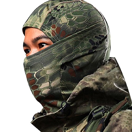 Susenstone 1PC Army Cycling Motorcycle Cap Hats Full Face Mask (Green) - Thumbnail 6