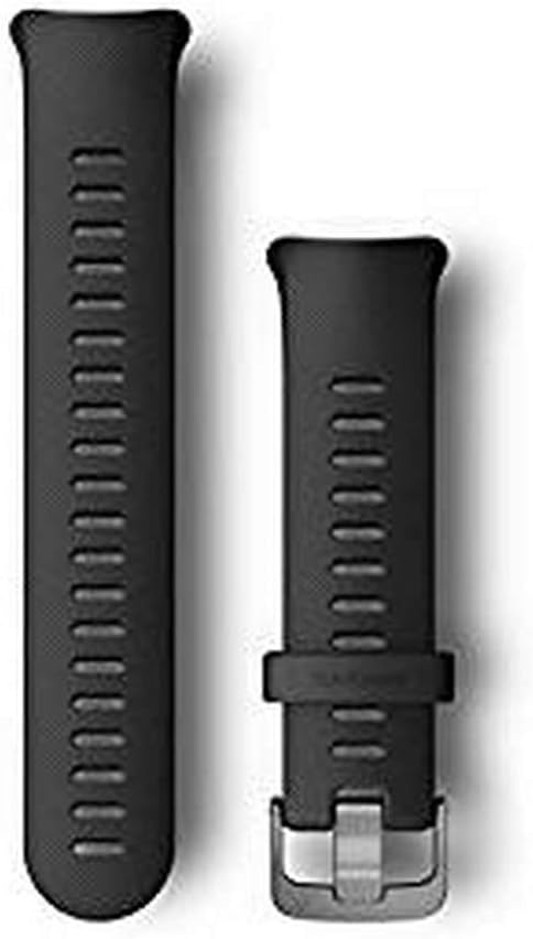 Garmin Forerunner 45/45 Plus Replacement Watch Band, Original accessory, Fits wrists with a circumference of 129-197mm, Silicone, Black