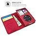 Snugg iPod Classic Case Leather Flip Case [Card Slots] Executive Apple iPod Classic Wallet Case Cover and Stand Red - Legacy Series