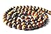 Femitu 8mm Round Gemstone Tiger Eye Stone Beads 2 Strand 15