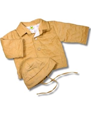 Baby Corduroy jacket and hat Tan