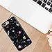 Feelingjoy Cell Phone Case Compatible iPhone 7 Plus 8 Plus IMD Marble Galaxy Space Star Protective Shockproof Bumper Cover for Girls Women (IMD2)