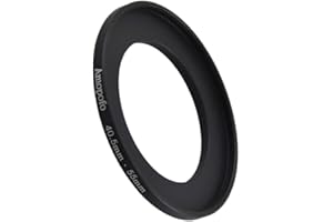 40.5mm to 55mm Camera Filter Ring/40.5mm to 55mm Step-Up Ring Filter Adapter for 55mm UV, ND, CPL Filter,Metal Step-Up Ring