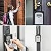 ZHEGE Lock Box, 4 Digit Combination Key Storage Lock Box for Door, House, Hotels, Realtors, Contractors (Black)